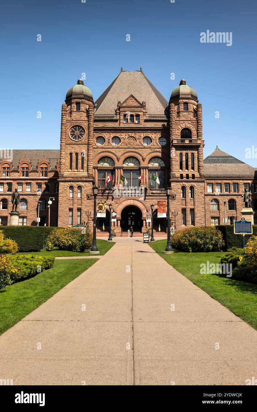 Toronto Ontario Regierungsgebäude im Queen's Park Stockfoto