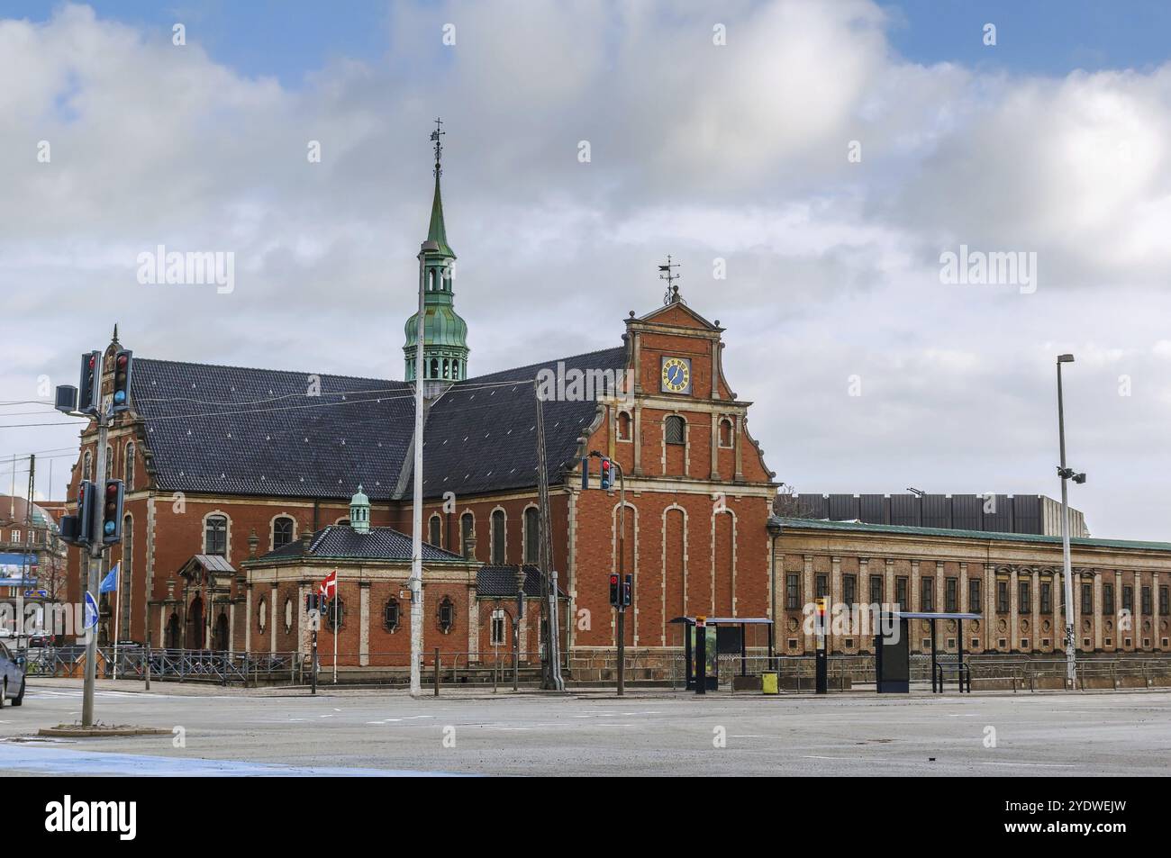 Die Kirche von Holmen ist eine Kirche im Zentrum von Kopenhagen in Dänemark, an der Straße namens Holmens Kanal Stockfoto