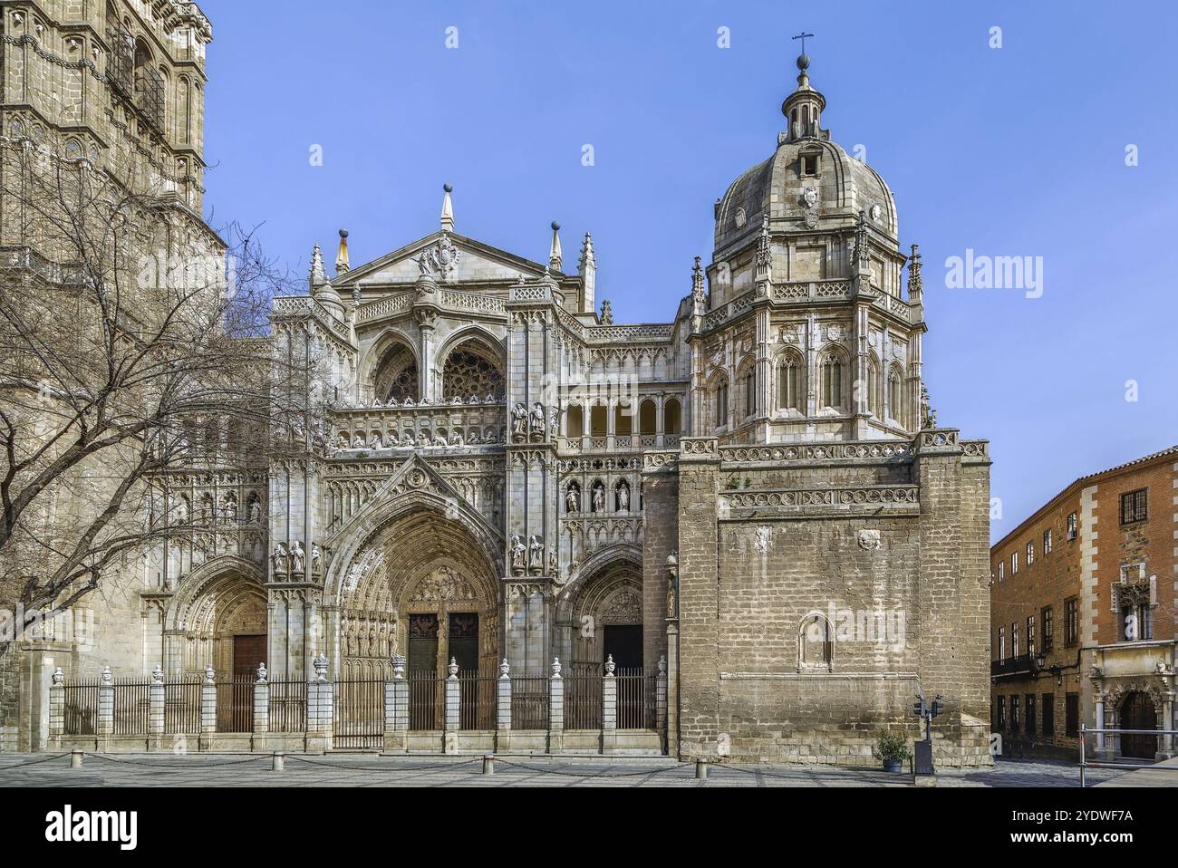 Die Primatenkathedrale Santa Maria von Toledo ist eine römisch-katholische Kathedrale in Toledo, Spanien Stockfoto