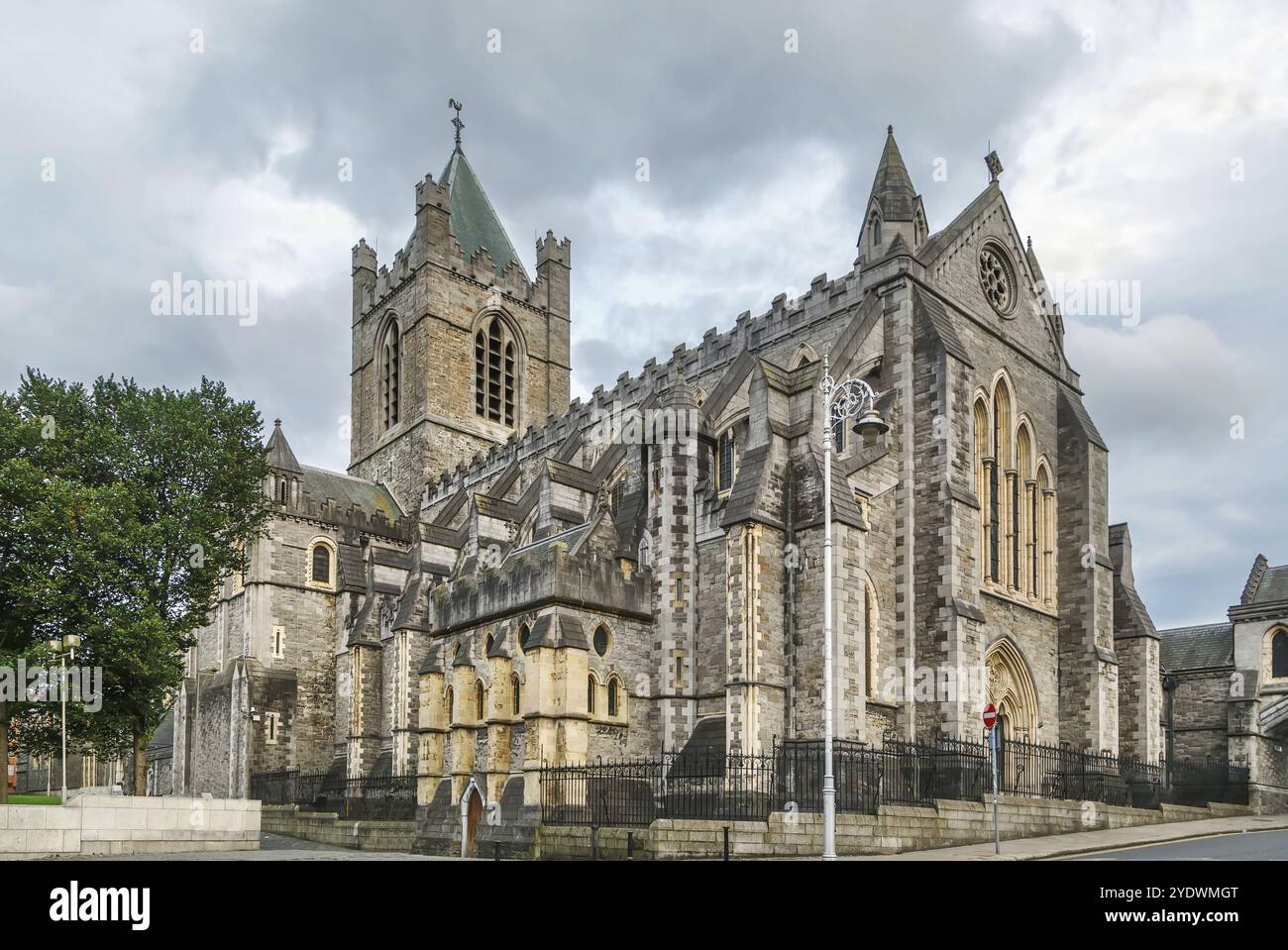 Die Christ Church Cathedral, die Kathedrale der Heiligen Dreifaltigkeit, ist die Kathedrale in Dublin, Irland, Europa Stockfoto