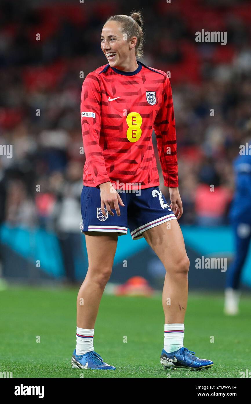 London, Großbritannien. 25. Oktober 2024. Lucy Parker während der Freundschaft zwischen England und Deutschland in Wembley. Stockfoto