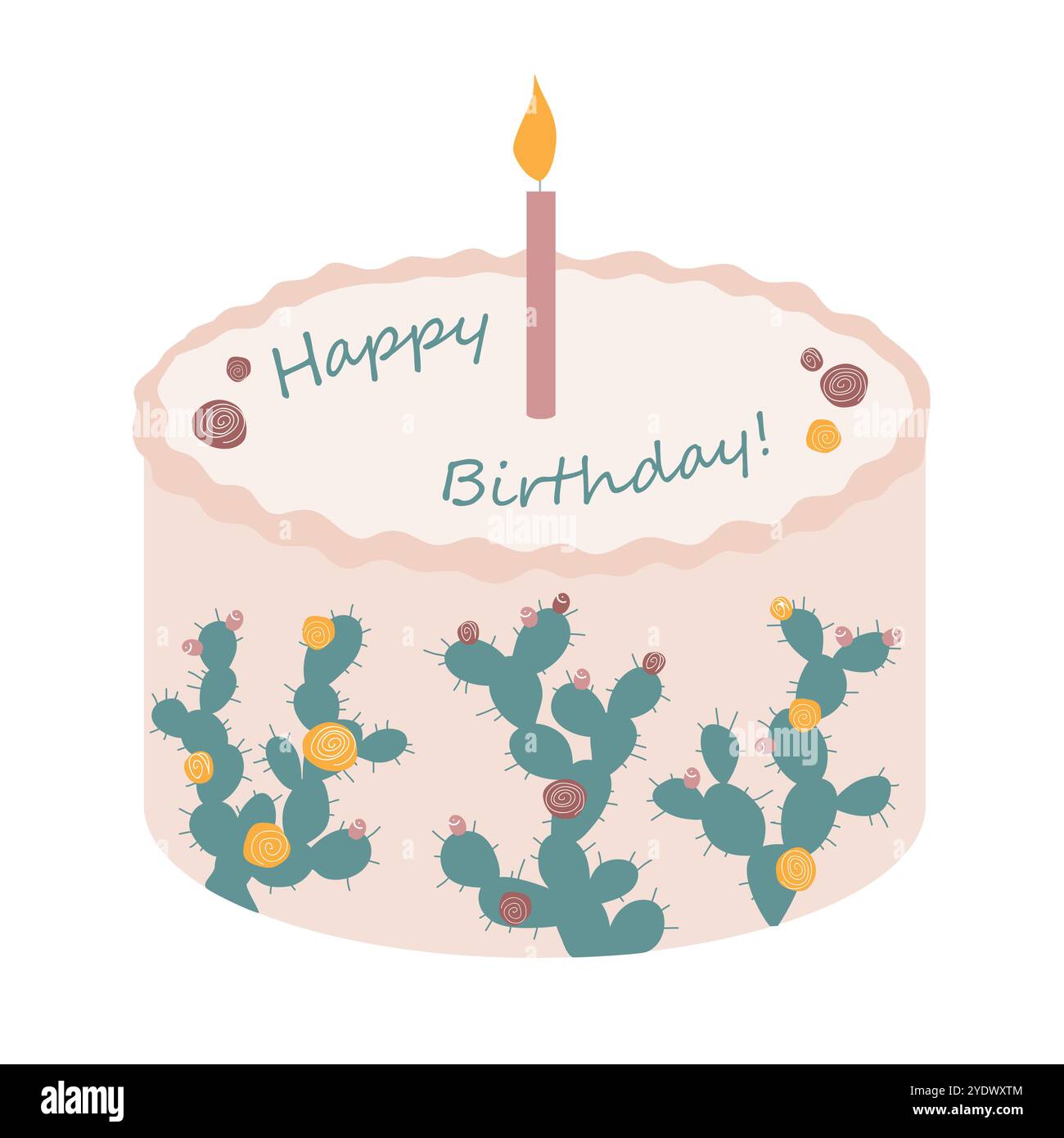 Birthday cake cactus -Fotos und -Bildmaterial in hoher Auflsung  Alamy