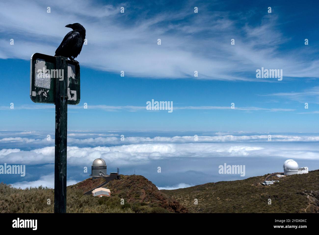 Roque Los Muchachos, La Palma, Kanarische Inseln, Spanien: Astronomisches Observatorium von Roque Los Muchachos Stockfoto