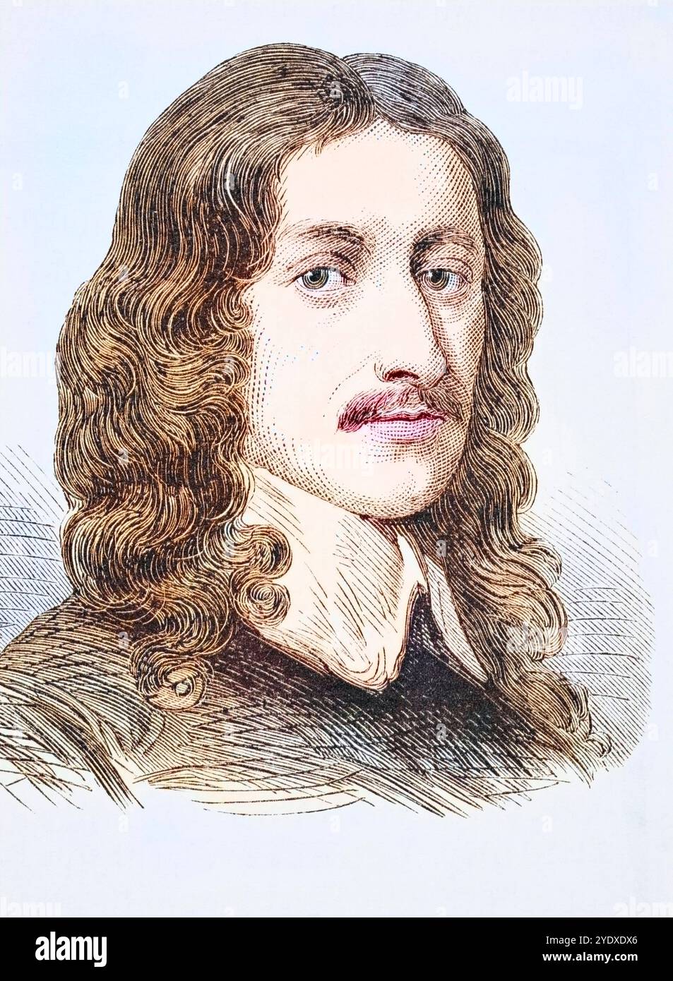 John Selden 1584 bis 1654 englischer Rechts- und Antiquar, Orientalist und Politiker., Historisch, digital restaurierte Reproduktion von einer Vorlage Stockfoto