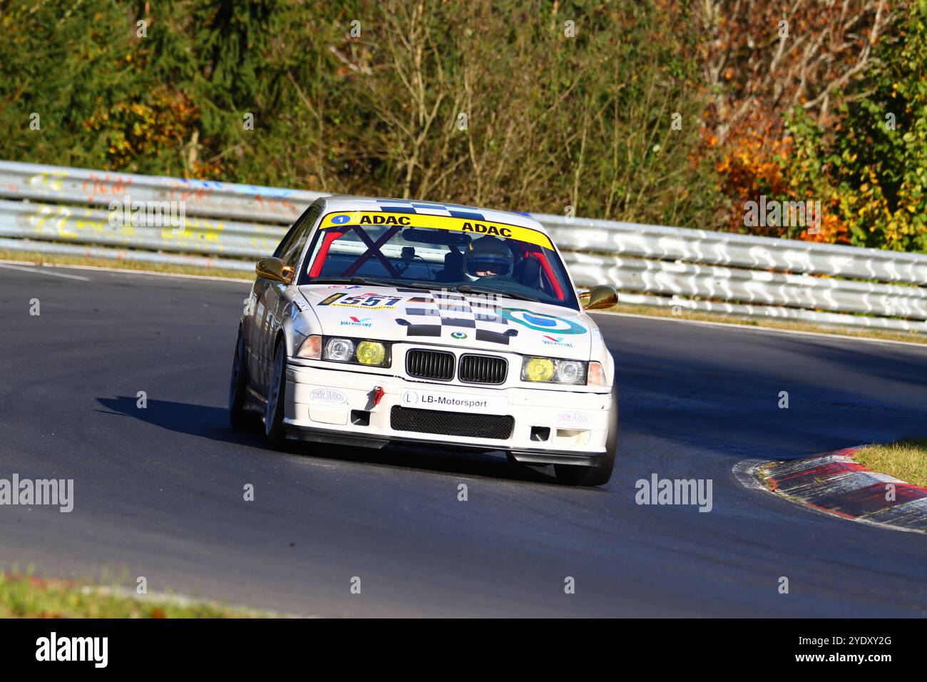 #551 Luca Buschmann (Aachen/DE) / Marco Keller (Aachen/DE), BMW E36 Coupe, Team: Motorsport, ADAC Youngtimer Trophy, 'Schwedenkreuz', Nürnberg, Deutschland, 26.10.2024 Foto: Eibner-Pressefoto/Jürgen Augst Stockfoto