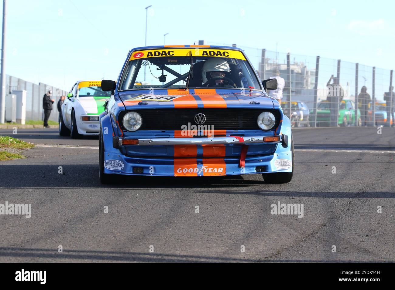 #134 Christian Kehr (Essen/GER) / Michael Kehr (Essen/GER), VW Polo, 86, Team: Motorsport, ADAC Youngtimer Trophy, Schwedenkreuz, Nürnberg, Deutschland, 26.10.2024 Foto: Eibner-Pressefoto/Jürgen Augst Stockfoto