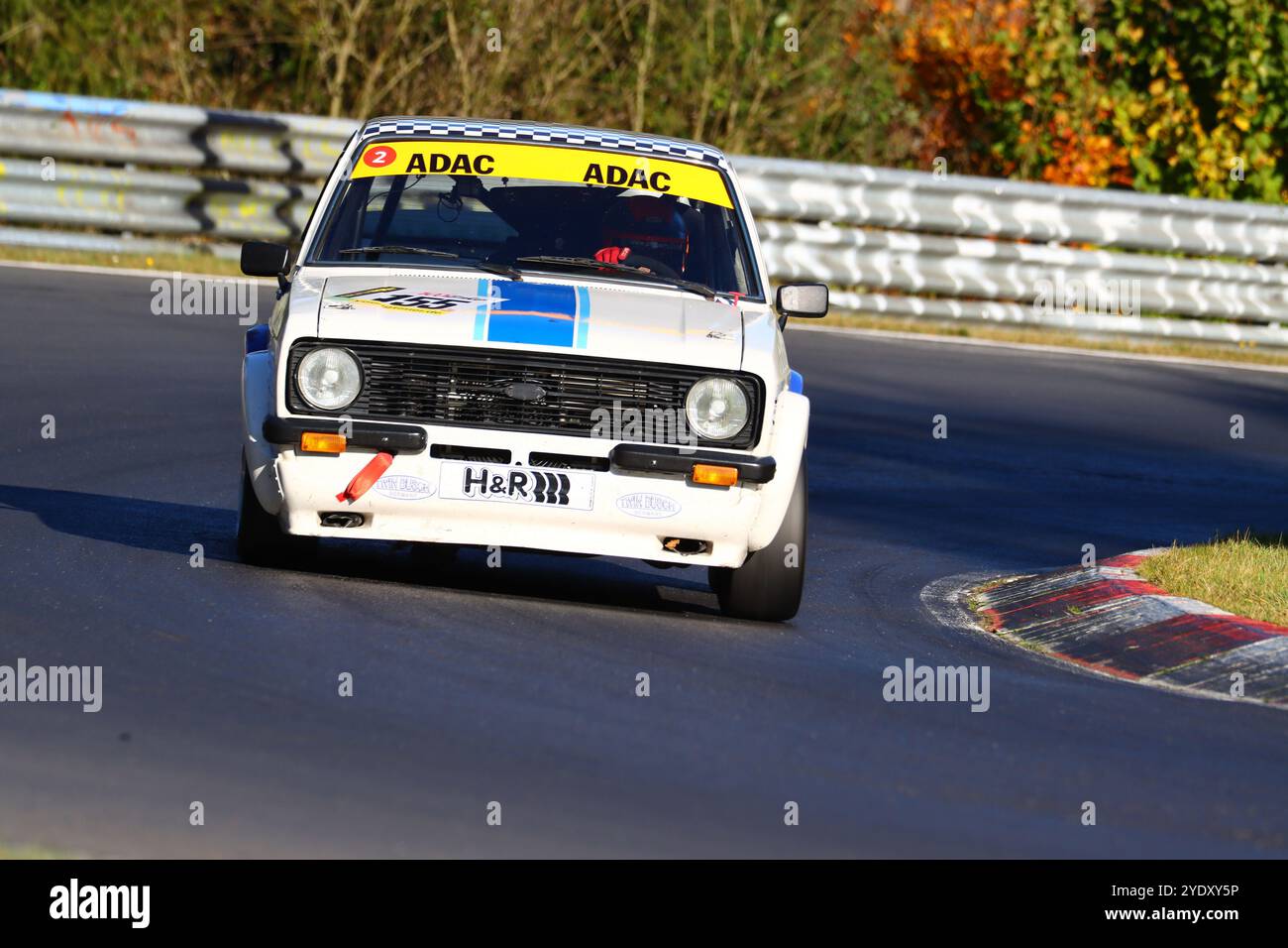 #155 Achim Ewenz (Neustadt-Wied/GER) / Marc Etzkorn (Dorweiler/GER), Ford Escort RS 2000, Team: MSC Sinzig e.V. Motorsport, ADAC Youngtimer Trophy, 'Schwedenkreuz', Nürnberg, Deutschland, 26.10.2024 Foto: Eibner-Pressefoto/Jürgen Augst Stockfoto