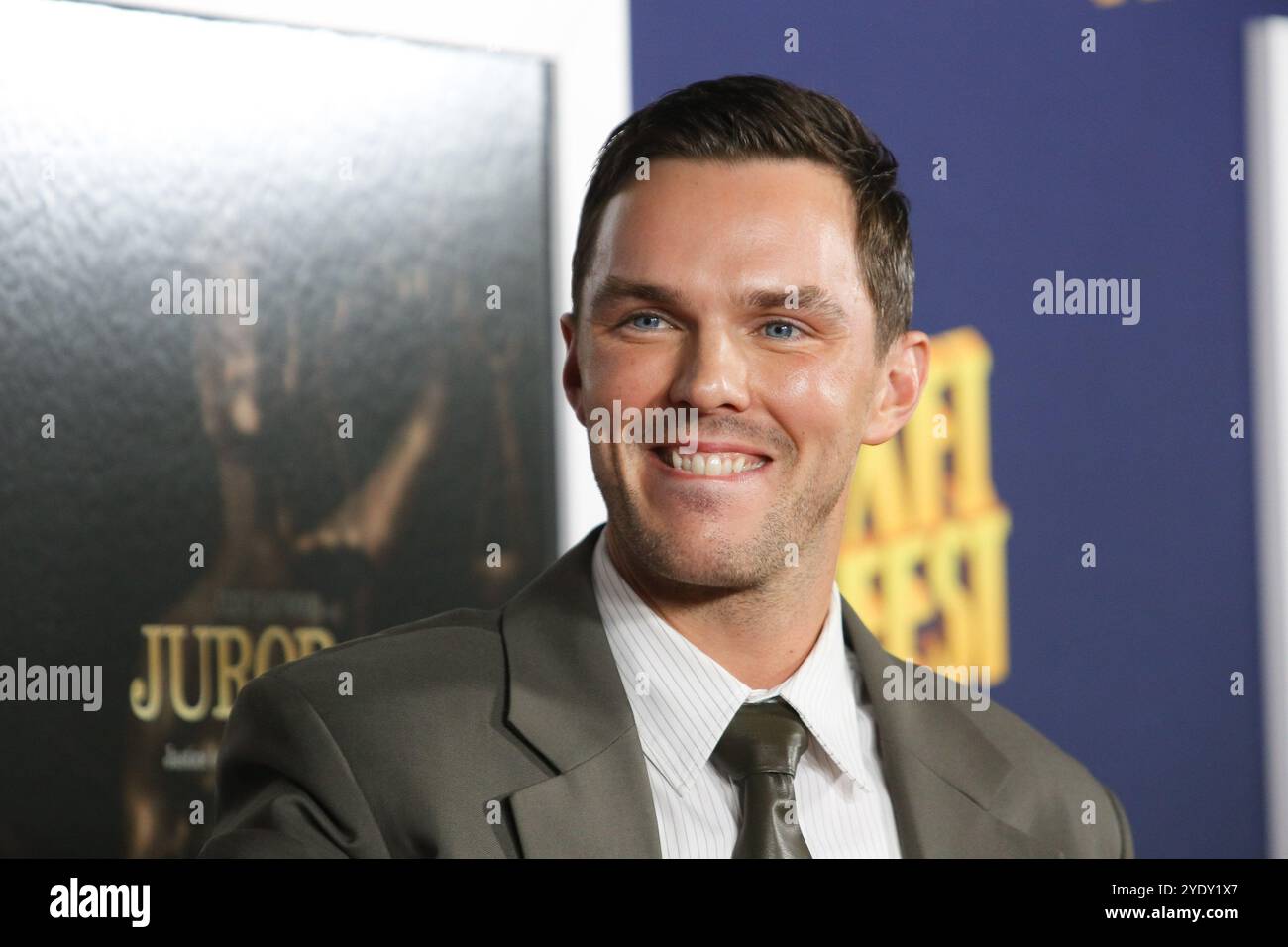 Los Angeles, USA. Oktober 2024. Nicholas Hoult beim AFI fest 2024 „Juror #2“ Weltpremiere im TCL Chinese Theatre, Hollywood, CA, 27. Oktober 2024. Foto: Joseph Martinez/PictureLux Credit: PictureLux/The Hollywood Archive/Alamy Live News Stockfoto