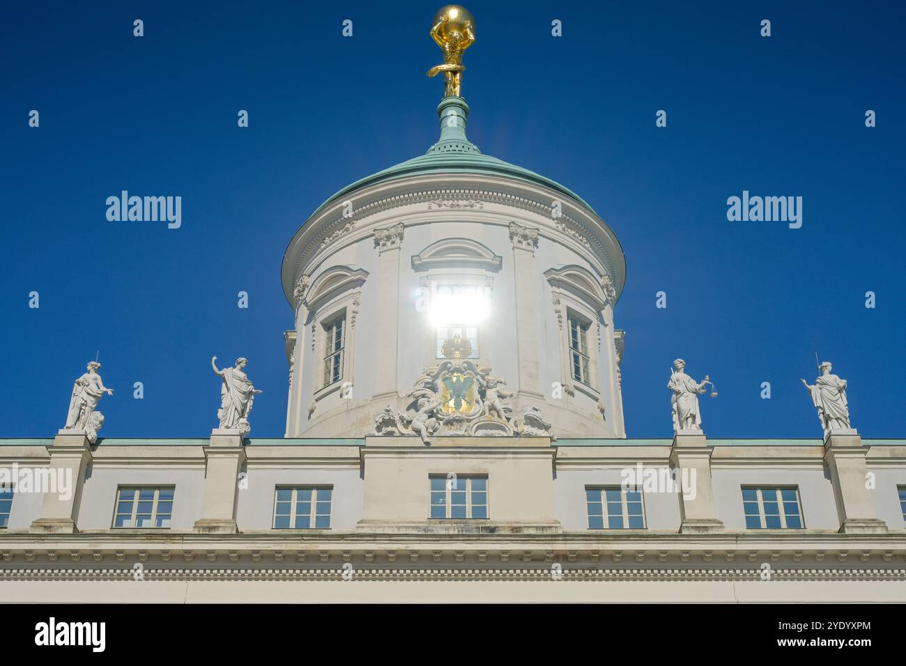 Altes Rathaus, Alter Markt, Potsdam, Brandenburg, Deutschland Stockfoto