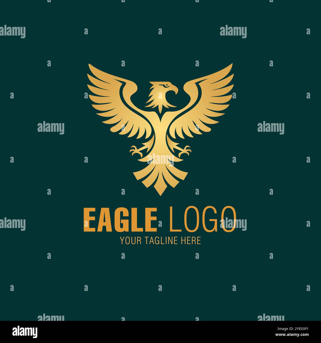 Creative Eagle Logo-Vorlage für modernes Branding Stock Vektor