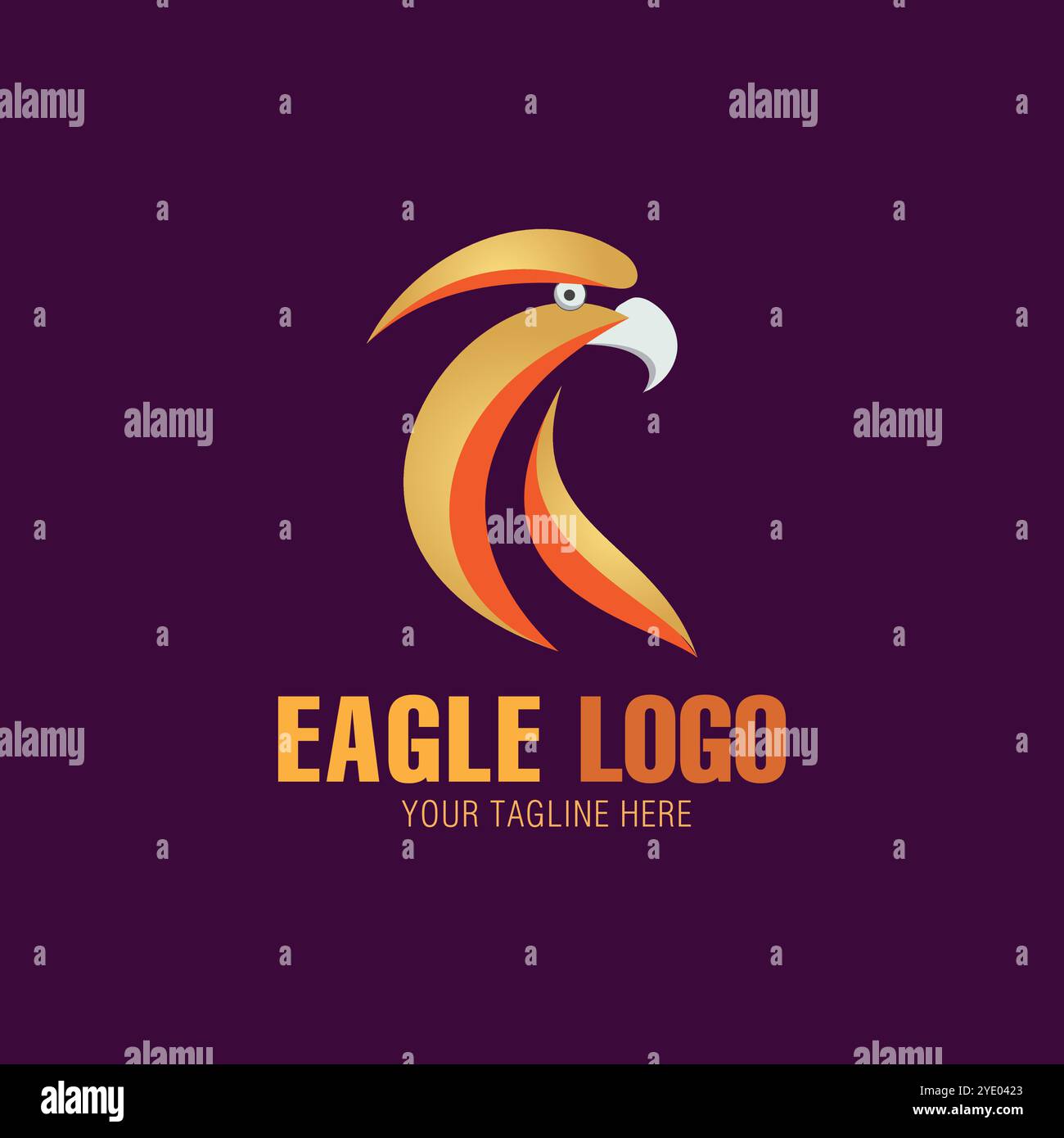 Markante Eagle-Logo-Vorlage für Premium-Design Stock Vektor