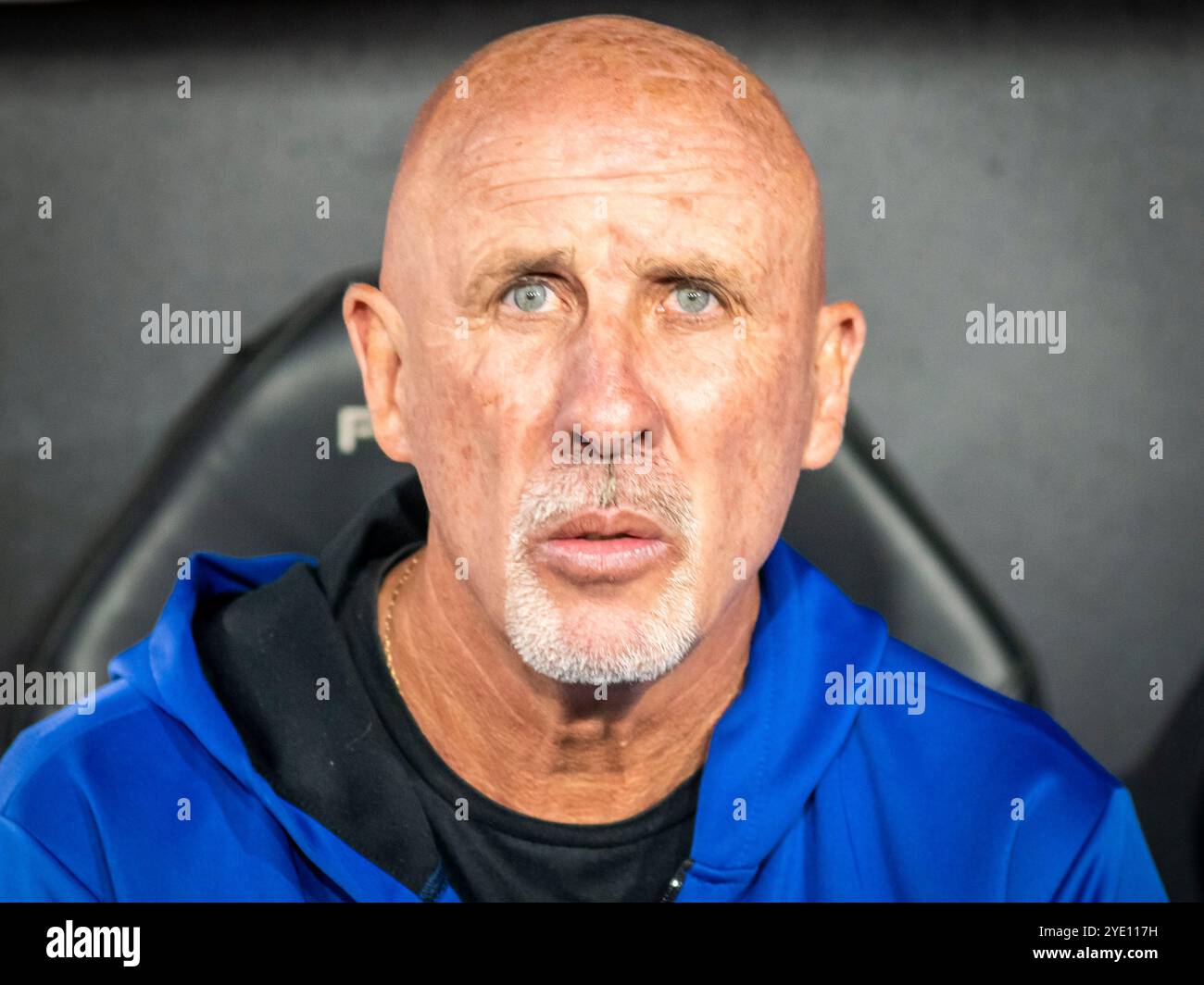 Spiel der Argentine Professional Soccer League AFA. Independiente de Avellaneda spielte 1-1 mit Godoy Cruz de Mendoza im Stadion Libertadores de América in Avellaneda, Buenos Aires, Argentinien. Hinweis: Facundo Morales/Alamy Live News NUR FÜR REDAKTIONELLE ZWECKE Stockfoto