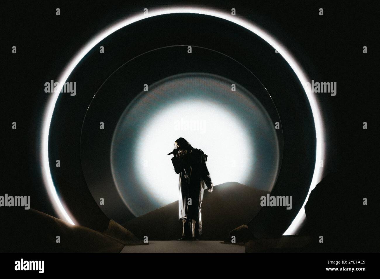 Ghali Live in der Unipol Arena Stockfoto