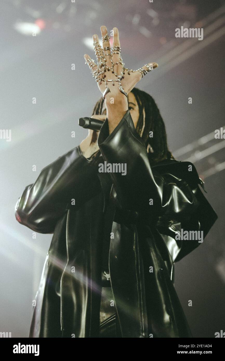 Ghali Live in der Unipol Arena Stockfoto