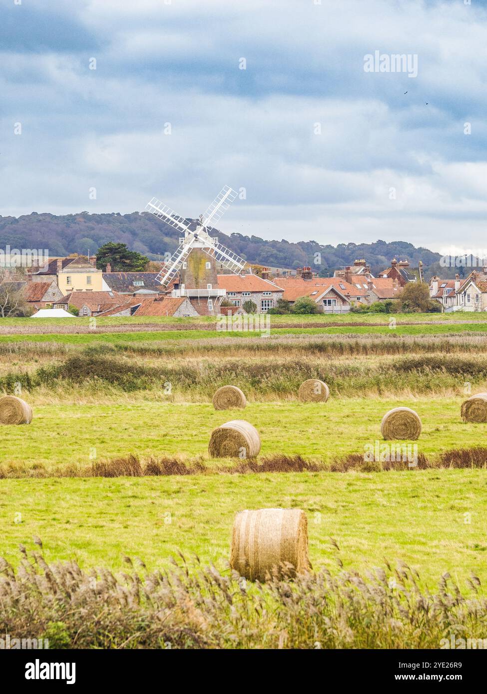 Cley Next the Sea Windmühle Stockfoto