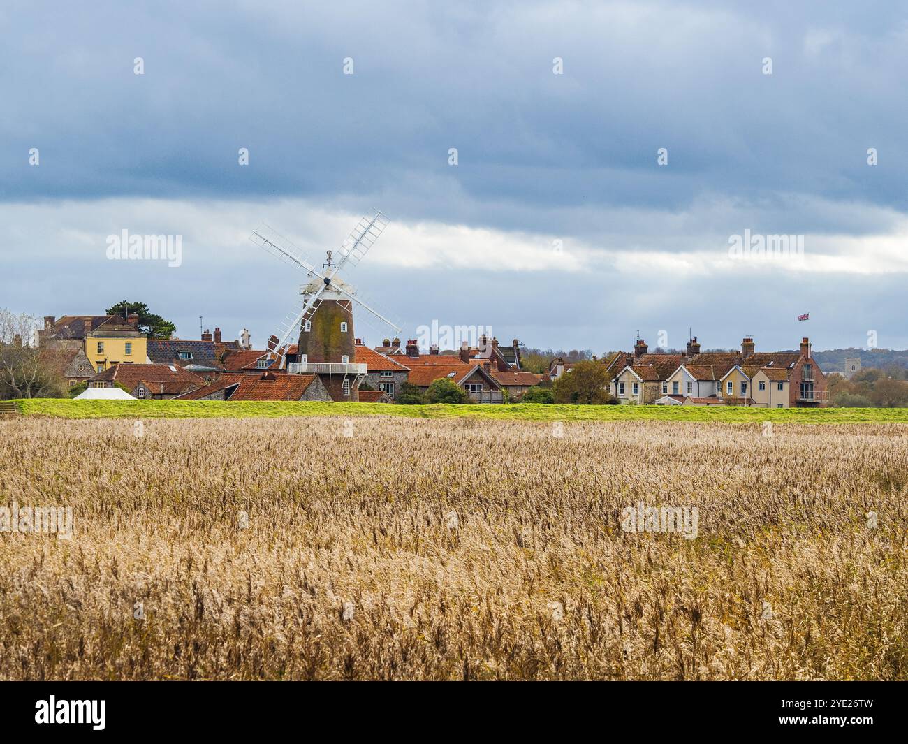 Cley Next the Sea Windmühle Stockfoto