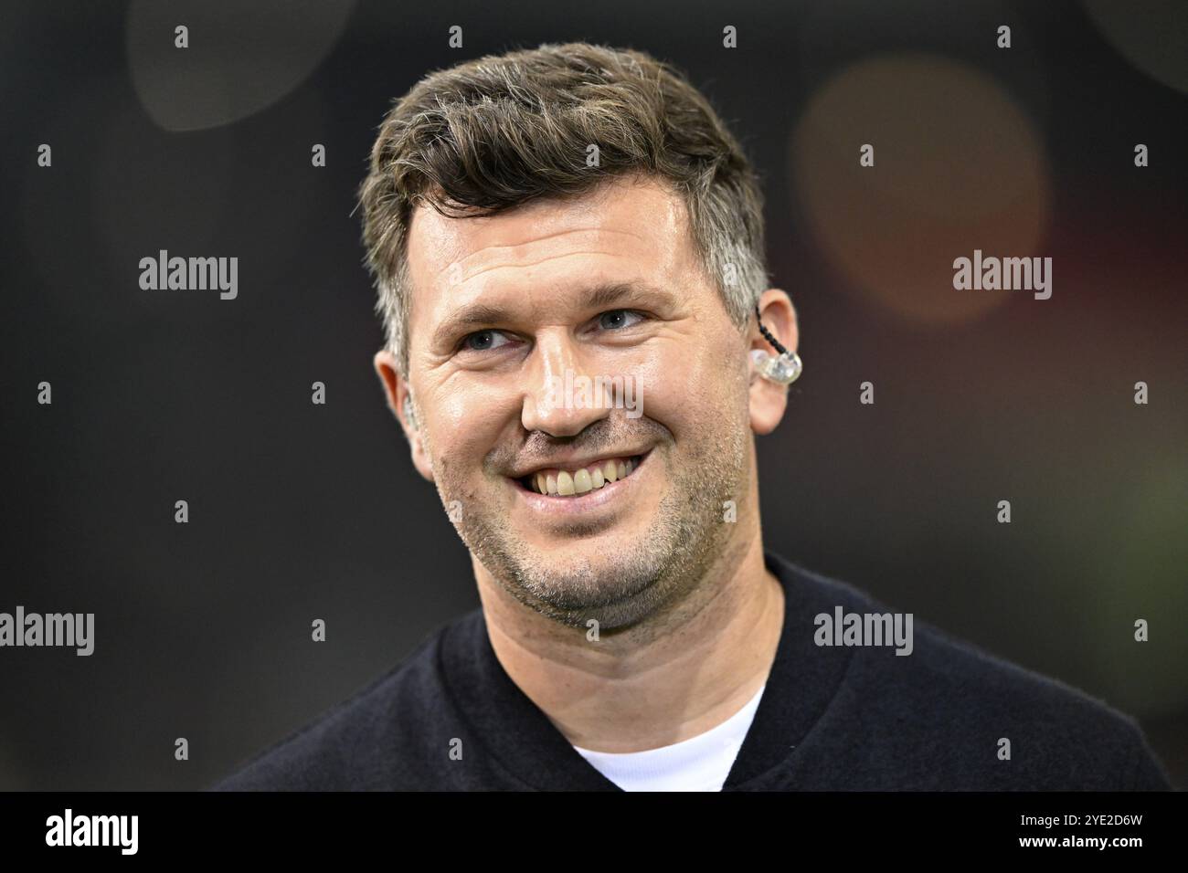 Geschäftsführer Sport Andreas Schicker TSG 1899 Hoffeneheim Portrait, Smiling, Voith-Arena, Heidenheim, Baden-Württemberg, Deutschland, Europa Stockfoto