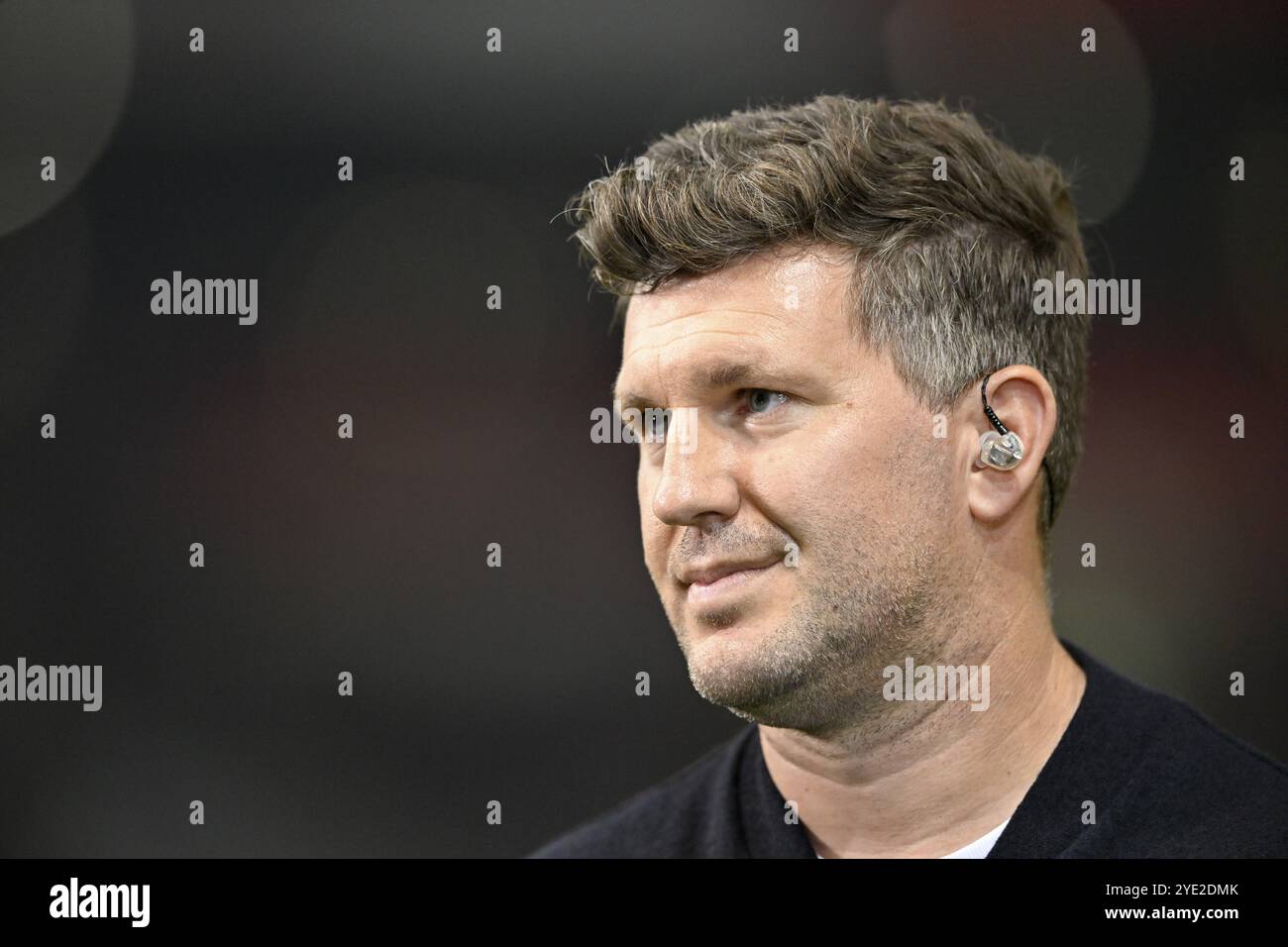 Geschäftsführer Sport Andreas Schicker TSG 1899 Hoffeneheim Portrait, Smiling, Voith-Arena, Heidenheim, Baden-Württemberg, Deutschland, Europa Stockfoto