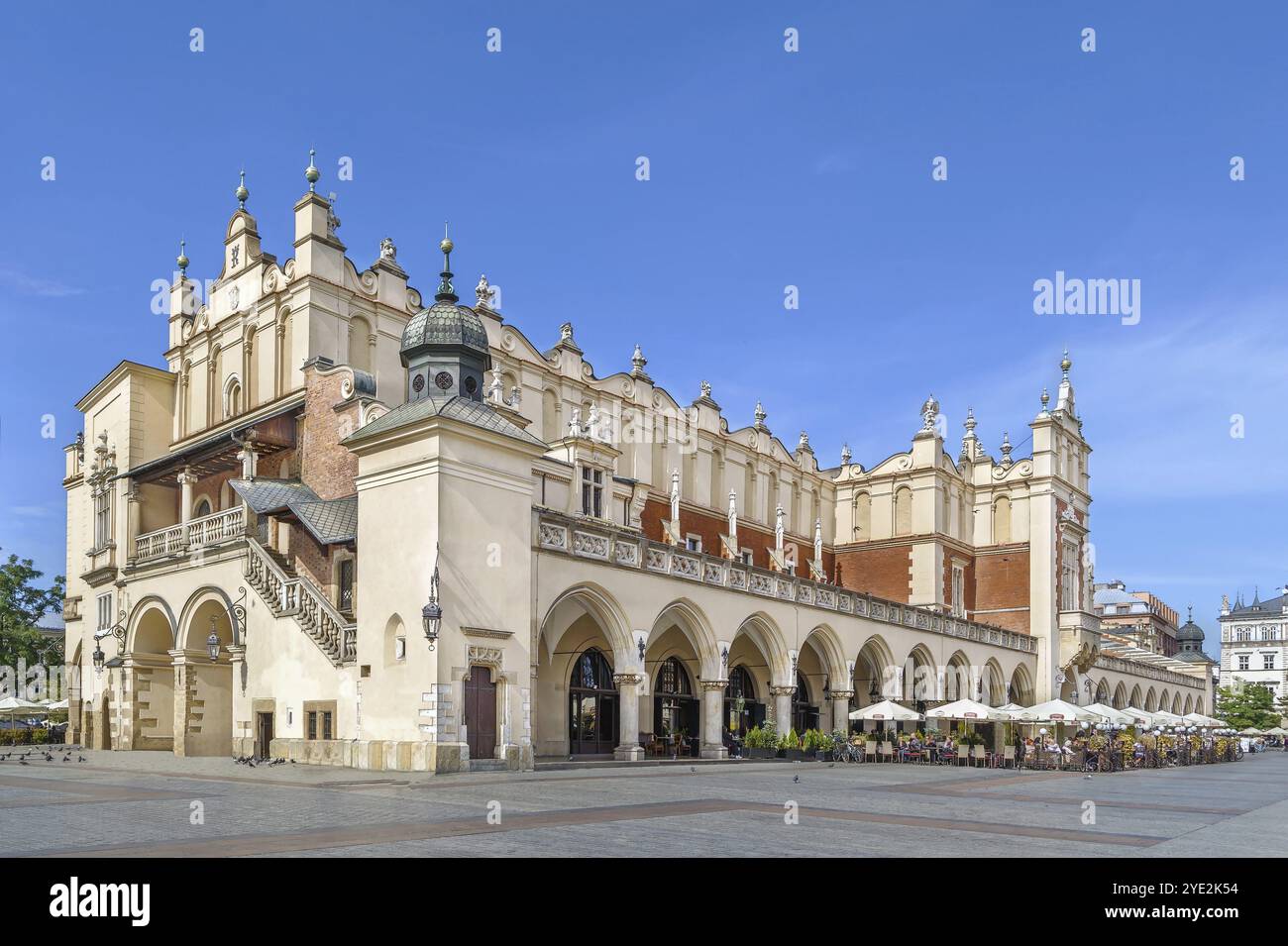 Tuchhalle auf dem Hauptplatz in Krakau, Polen, Europa Stockfoto