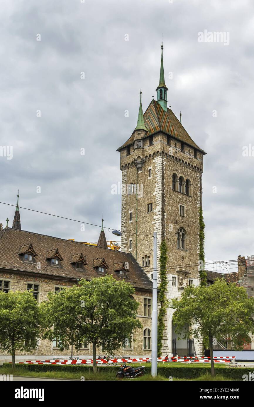 Gebäude des Schweizerischen Nationalmuseums in Zürich, Schweiz, Europa Stockfoto