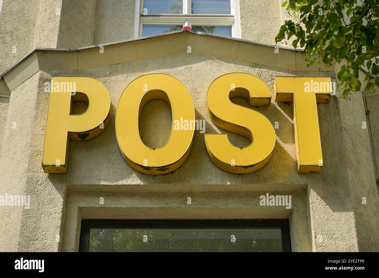 Altes Logo, Post, Residenzstraße, Reinickendorf, Berlin, Deutschland Stockfoto