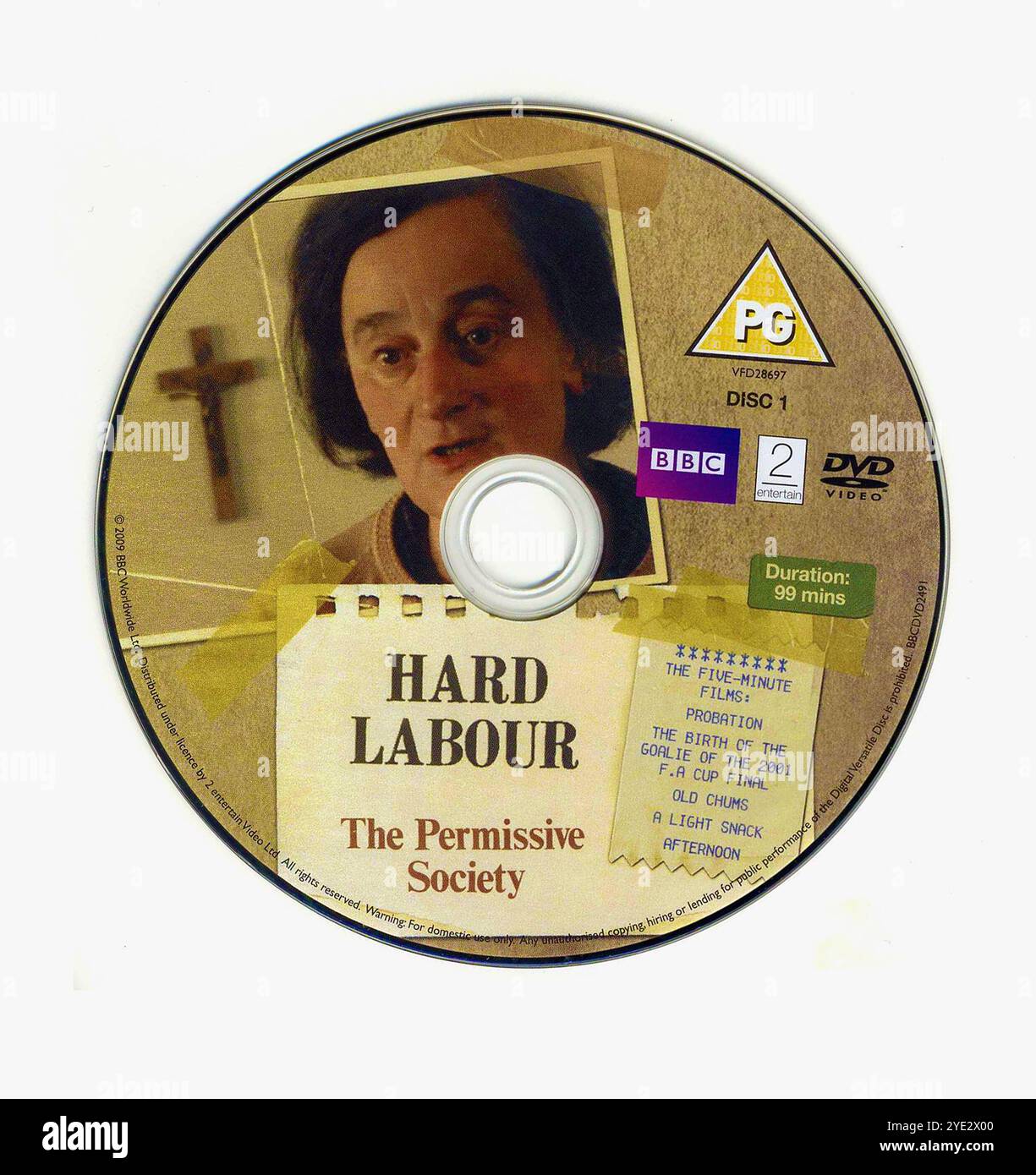 DVD. „Hard Labour“ und „The Permissive Society“, Filme von Mike Leigh. Stockfoto