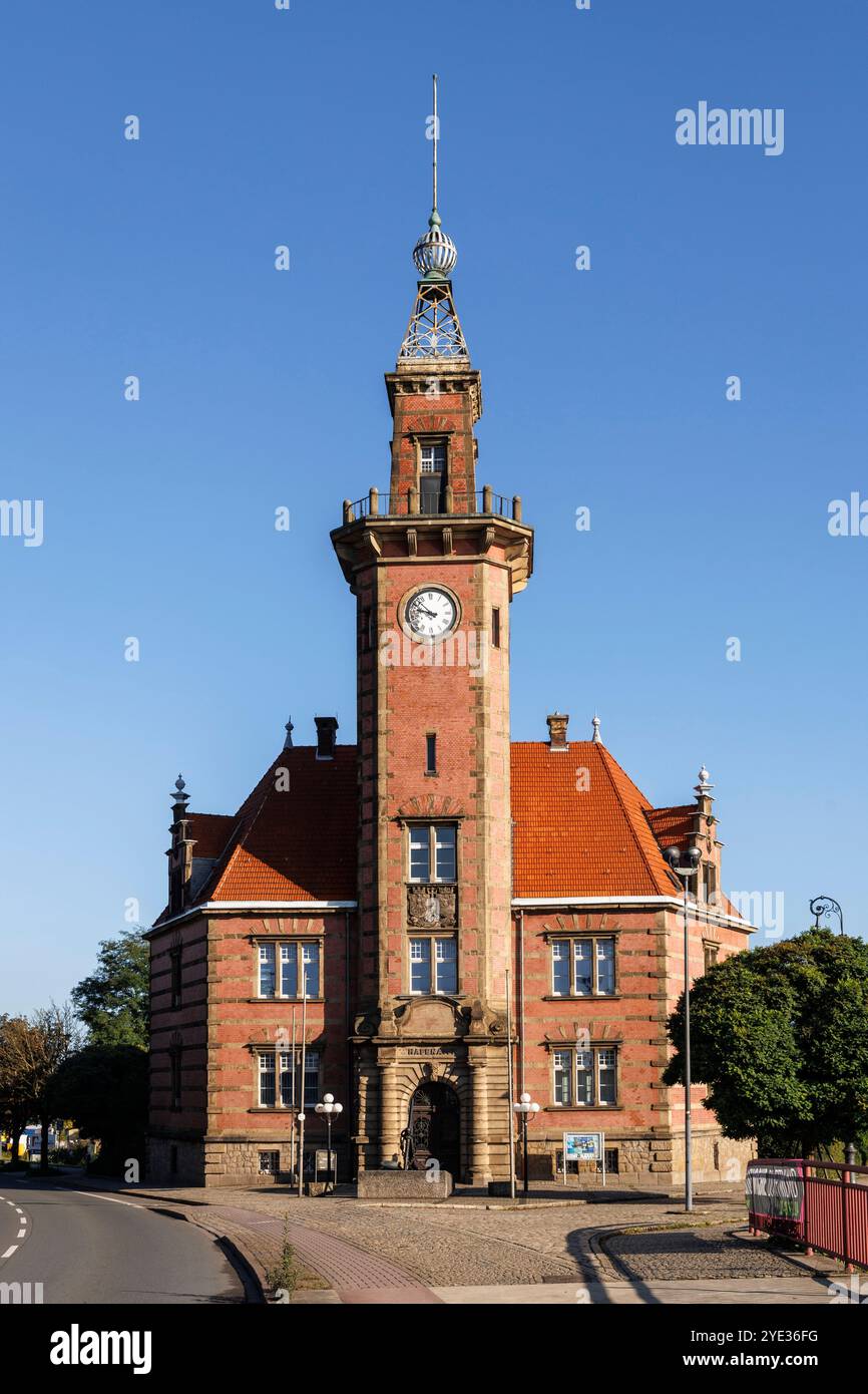 Das alte Hafenamt im Hafen Dortmund, Nordrhein-Westfalen. das Alte Hafenamt im Hafen Dortmund, Nordrhein-Westfalen, Deutschland Stockfoto