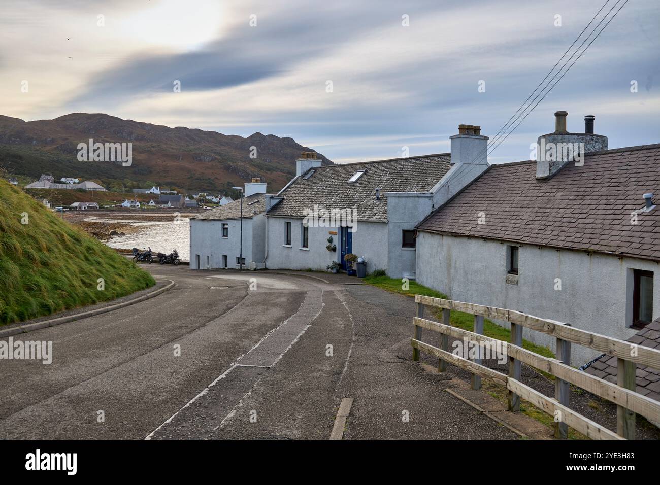 Gairloch mit Blick auf Strath Bay Stockfoto