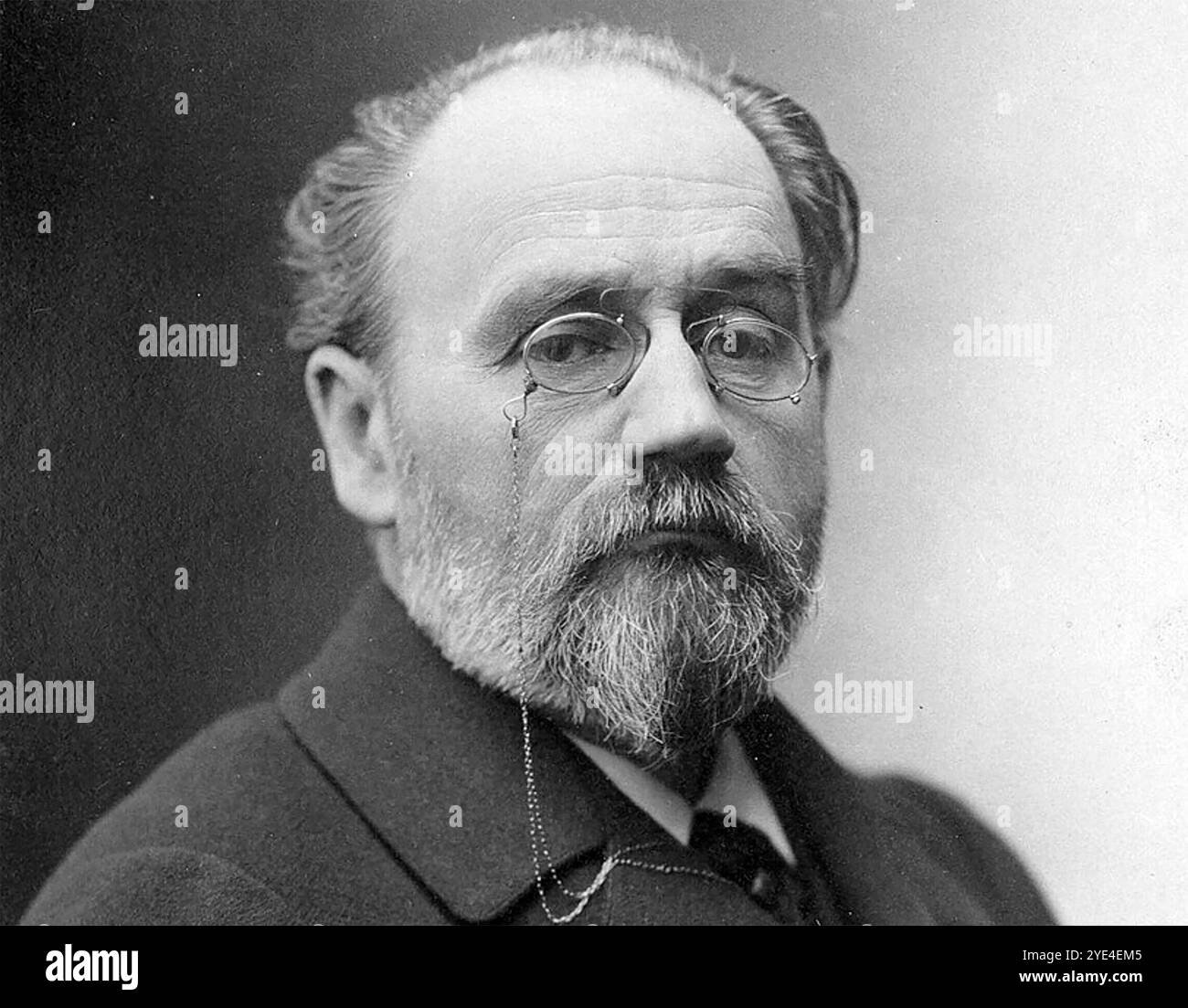 EMILE ZOLA (1840–1902) französischer Schriftsteller um 1900 Stockfoto