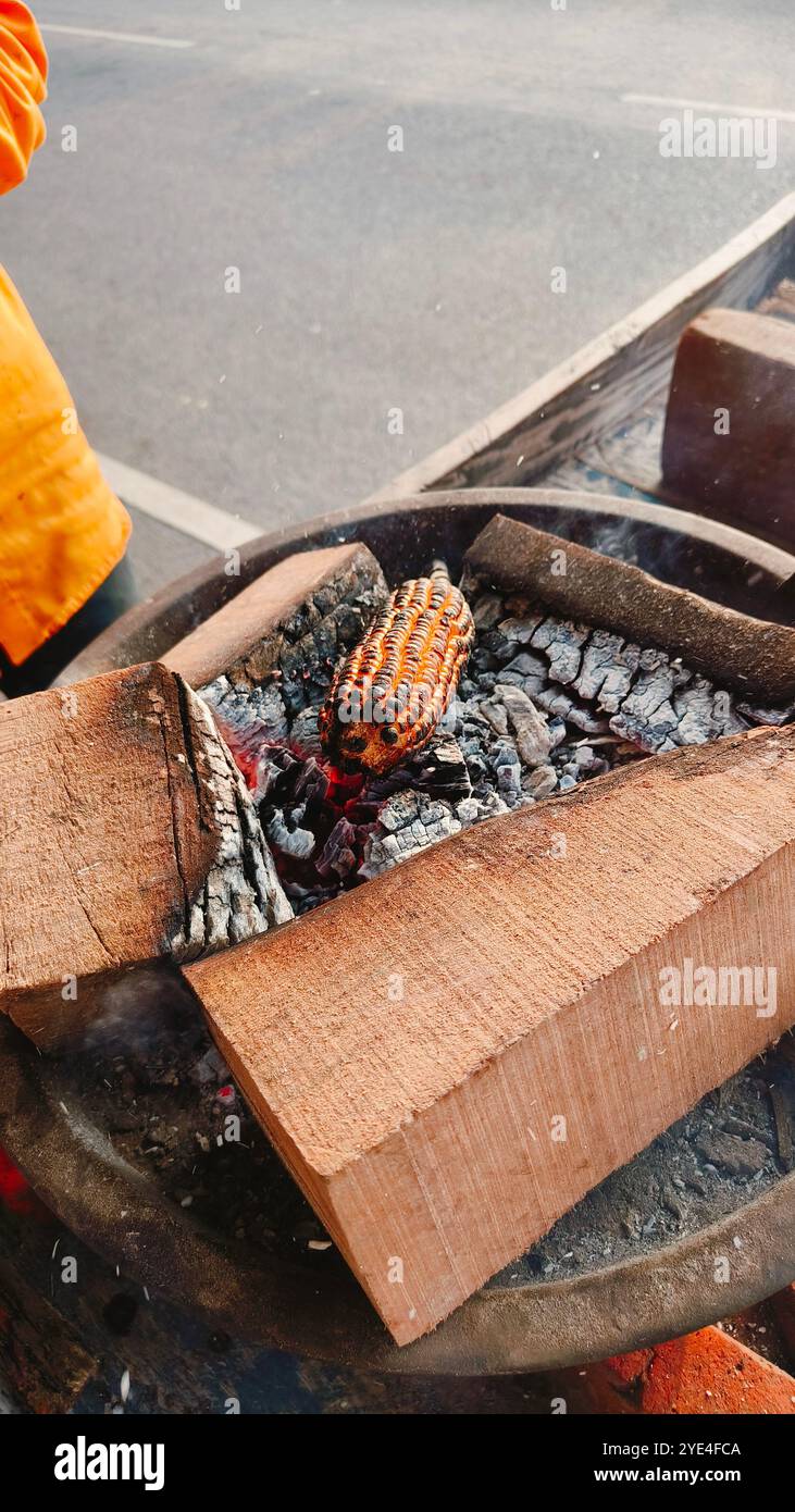 Indisches teuflisches und leckeres Street Food Stockfoto