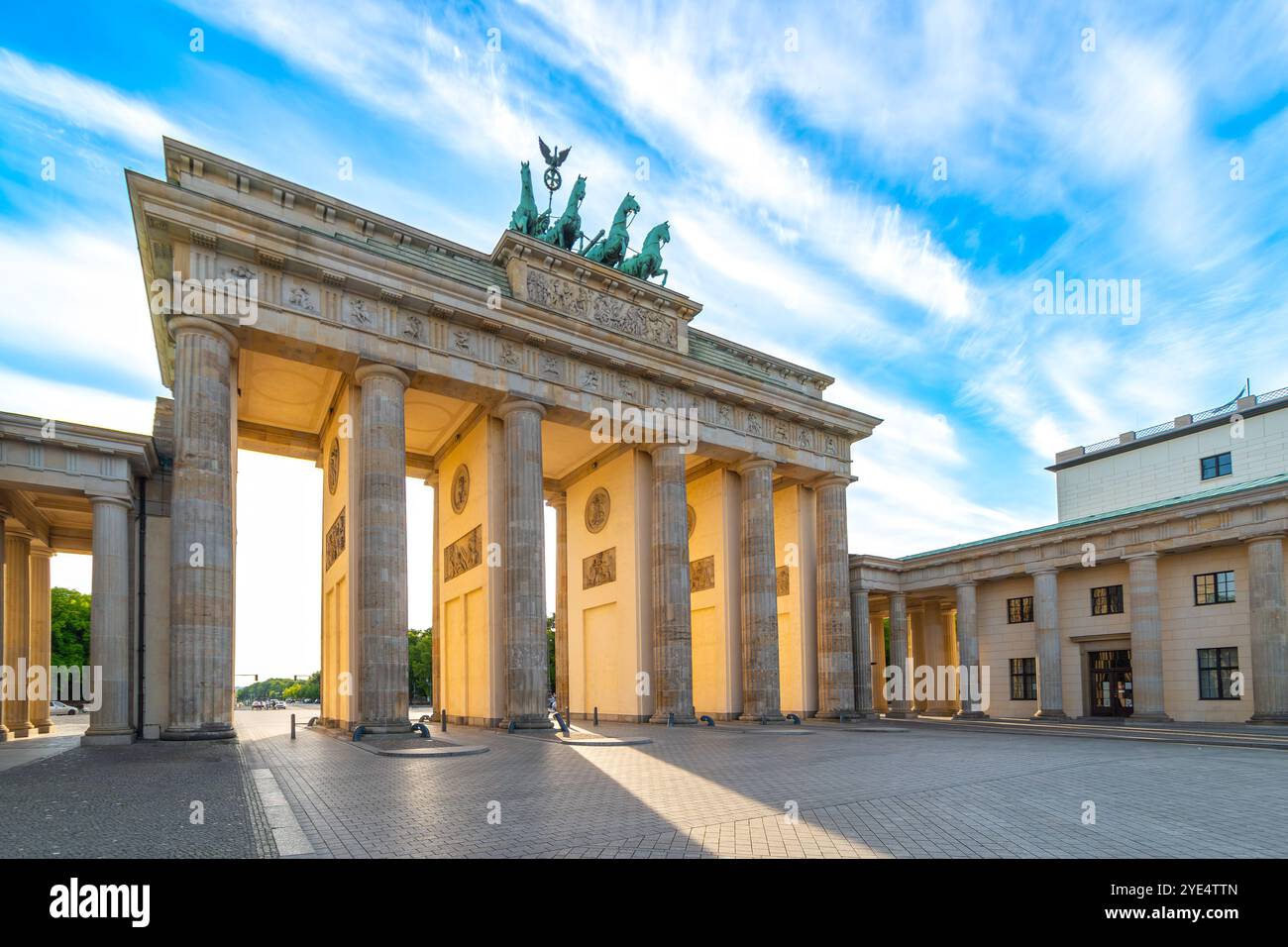 Berlin, Brandenburger Tor, ein Wahrzeichen von Berlin Stockfoto