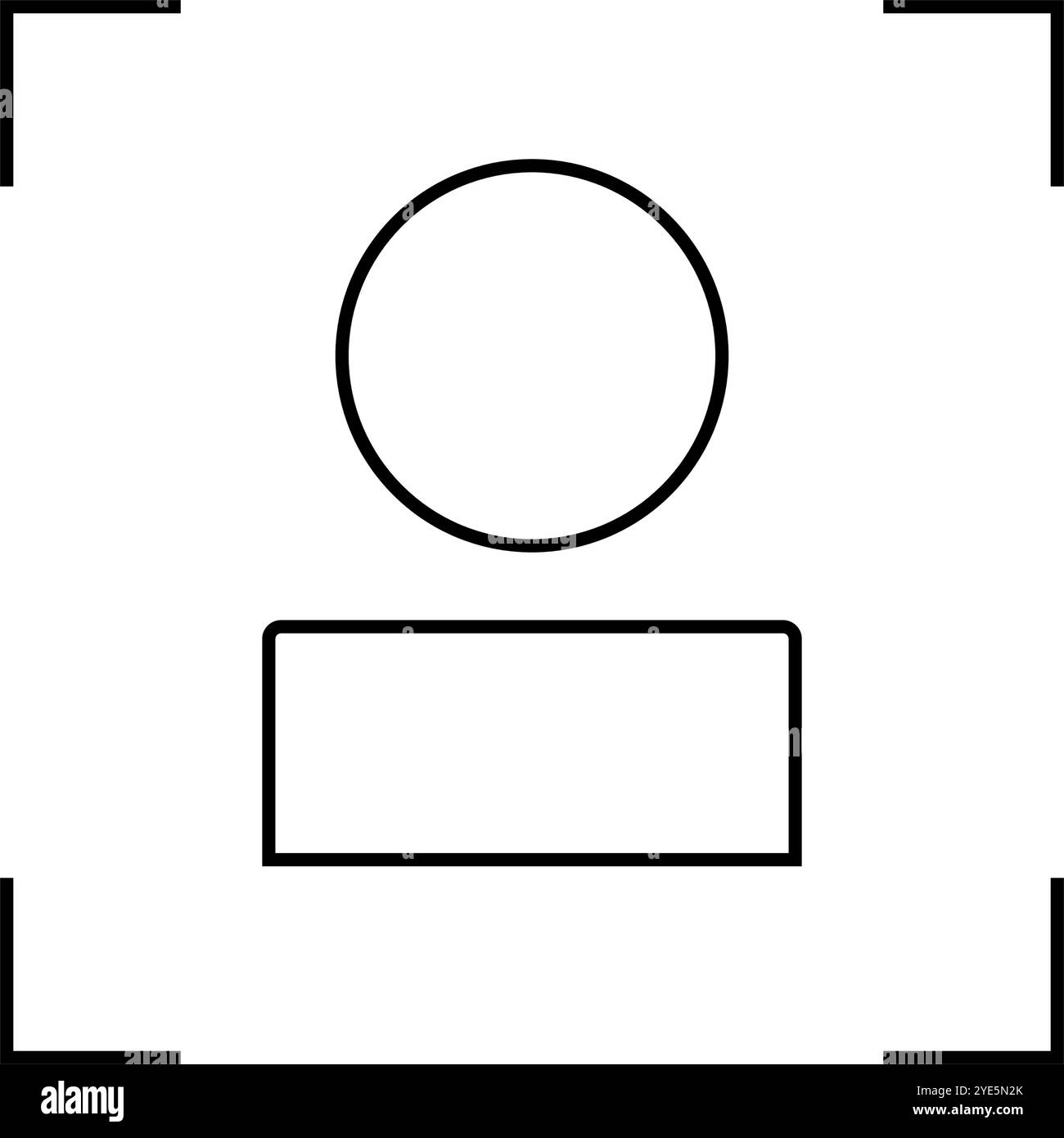 Personenauthentifizierung. Personenüberprüfung. Editierbarer Vektor. Stock Vektor