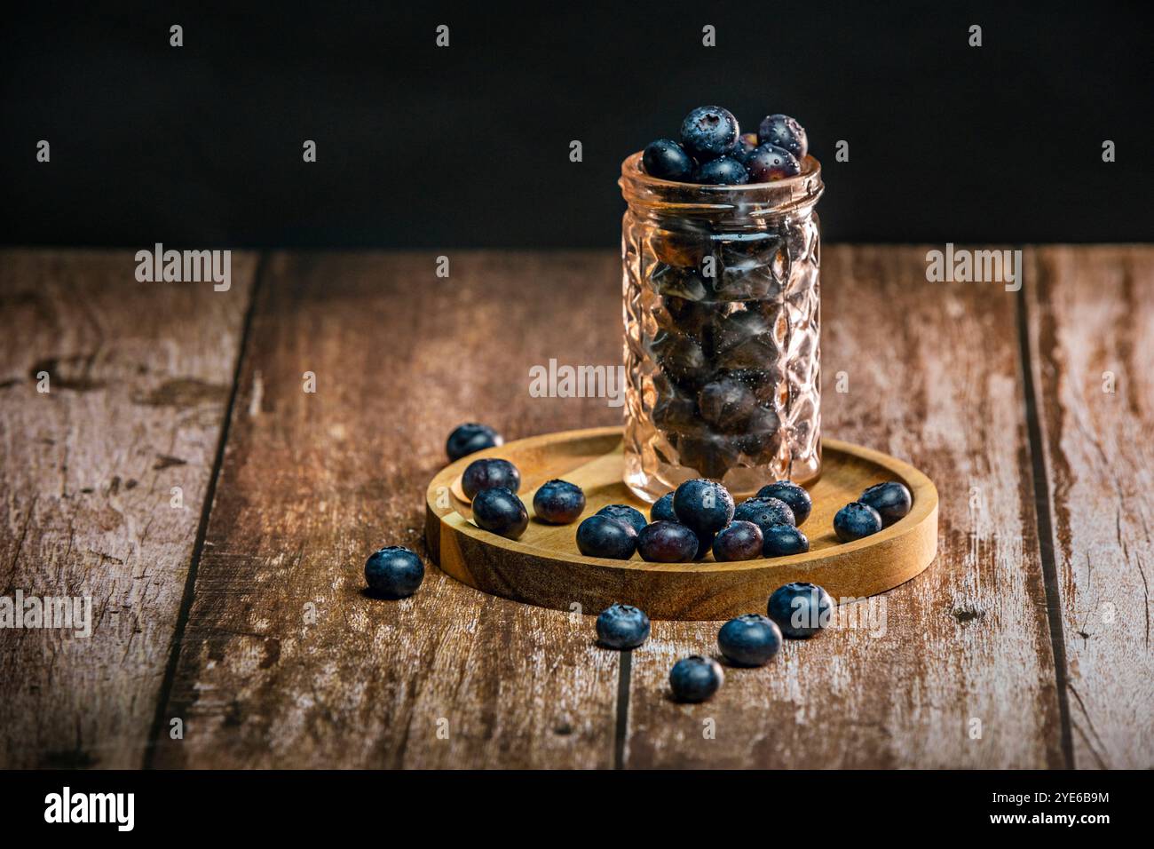 Heidelbeeren verbessern nachweislich das Gedächtnis und die kognitiven Funktionen Stockfoto