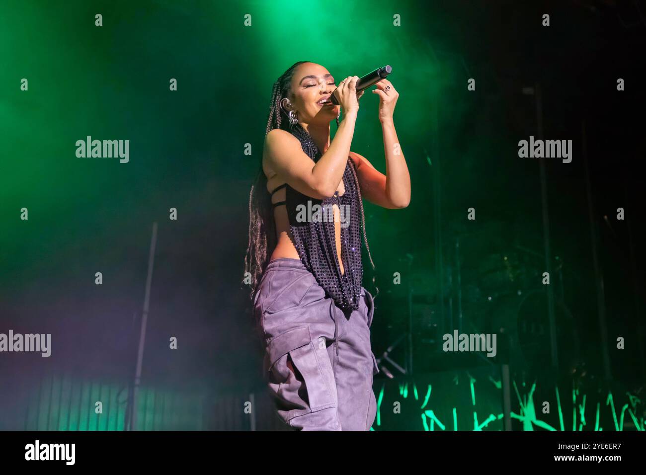 Manchester, England, 29. Oktober 2024. Leigh-Anne spielte am letzten Abend ihrer UK-Headline-Tour in der New Century Hall in Manchester, um für ihre neueste EP No Hard Feelings zu werben. Quelle: Izzy Clayton/Alamy Live News Stockfoto