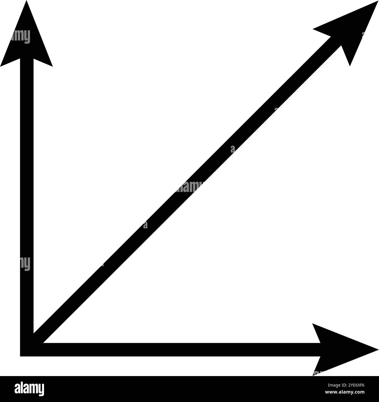 Koordinatenpunkt-Symbol-Design Stock Vektor