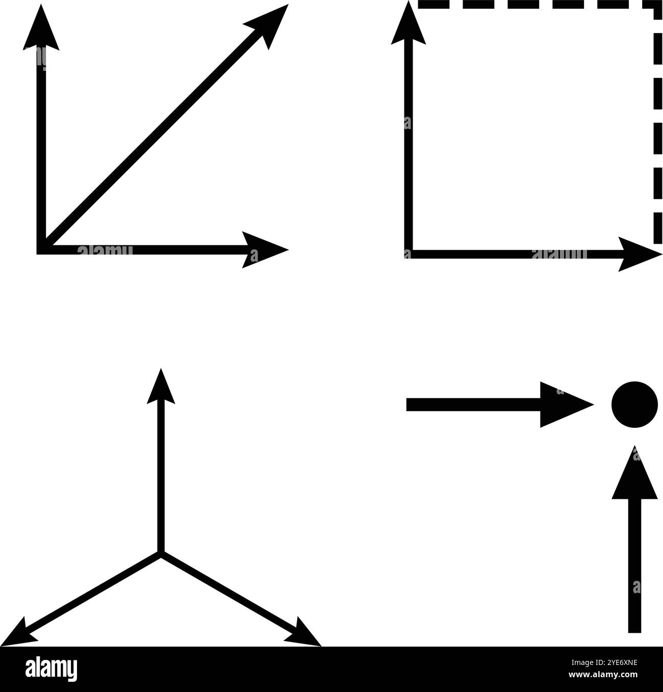 Koordinatenpunkt-Symbol-Design Stock Vektor