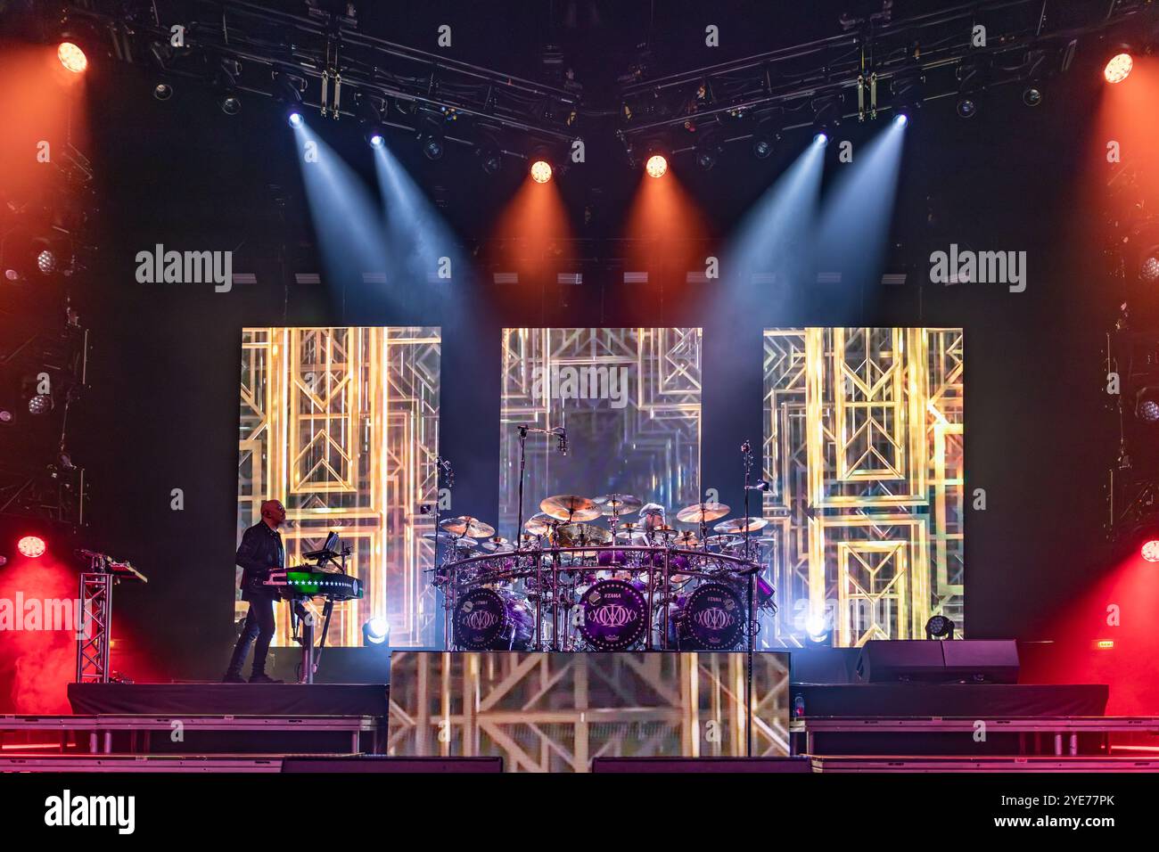 Oktober. 2024. Arena Zagreb - die Aufführung des Dream Theater, einer amerikanischen Progressive-Metal-Band aus Boston Stockfoto