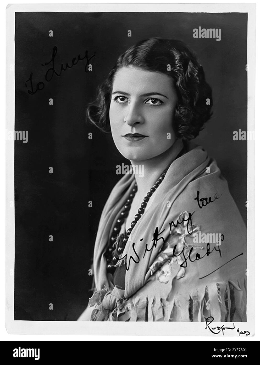 Gladys Moncrief australische Sängerin 1920er Stockfoto