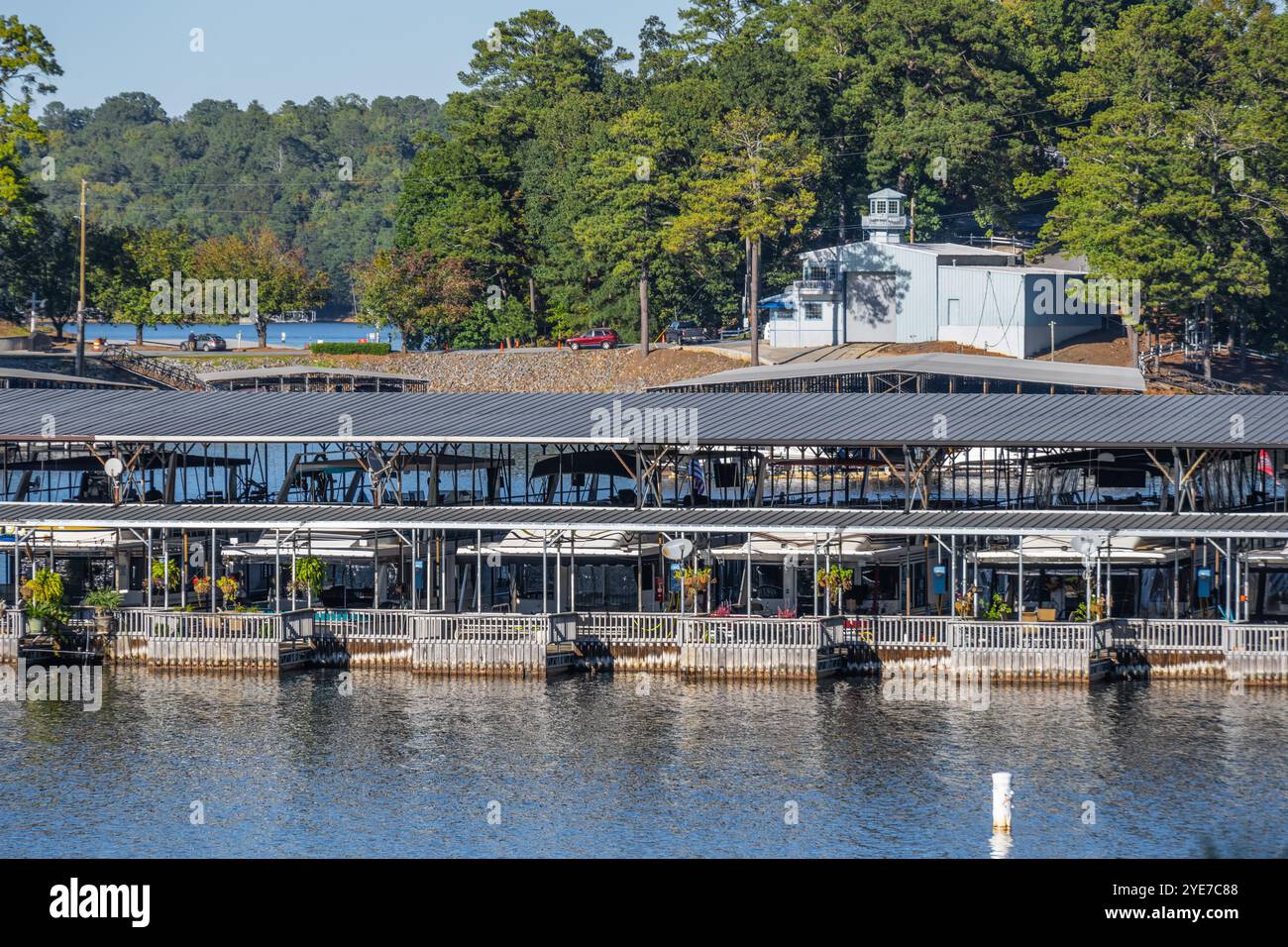 Park Marina am Lake Allatoona im Red Top Mountain State Park in Cartersville, Georgia. (USA) Stockfoto