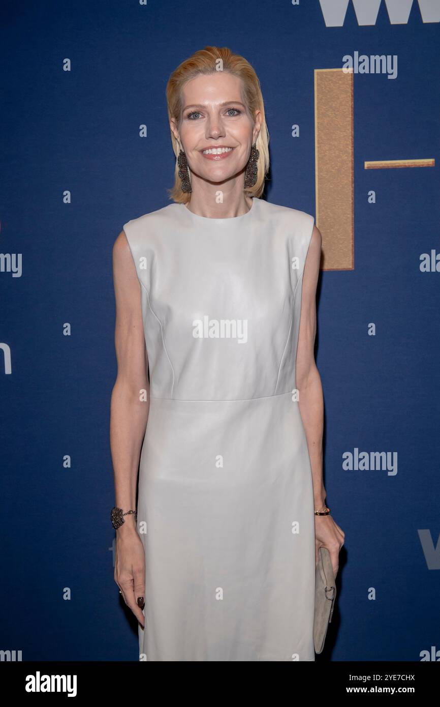 New York, Usa. Oktober 2024. Amanda Smith nimmt an den WWD Honors 2024 in der Cipriani South Street Teil. Quelle: SOPA Images Limited/Alamy Live News Stockfoto