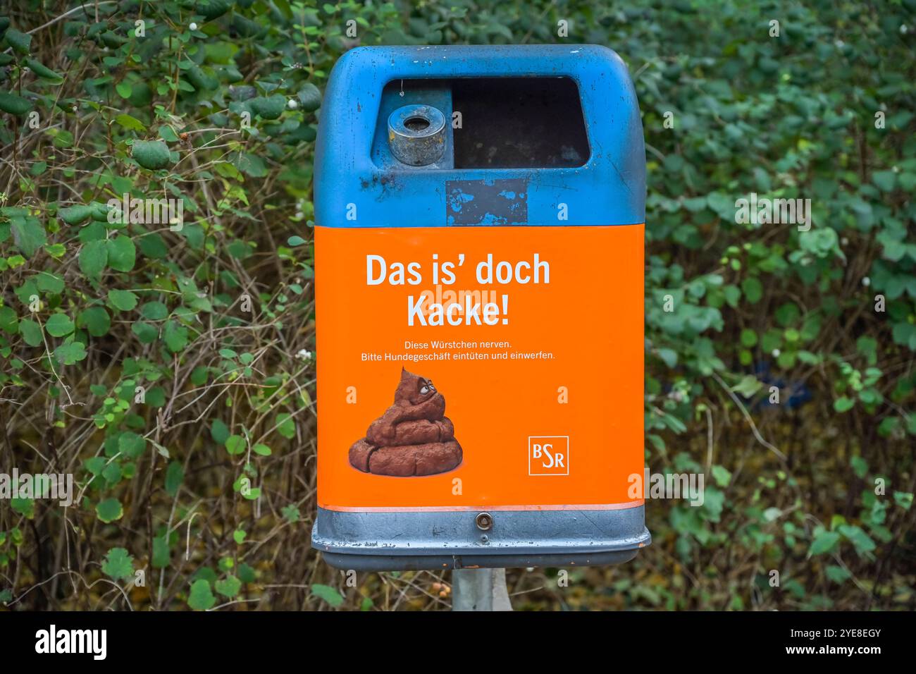 Mülleimer, BSR, Berlin, Deutschland Stockfoto