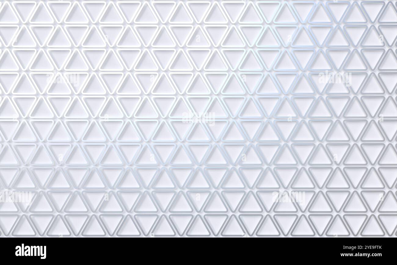 Abstrakte Muster weiße graue Dreiecke bilden modernen geometrischen Hintergrund Stockfoto