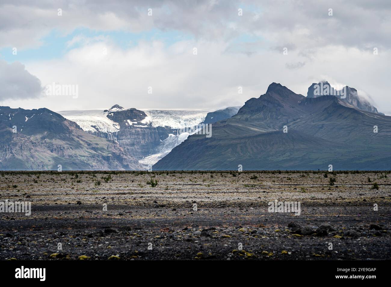 Skaftafellsjokull-Nationalpark, Island Stockfoto