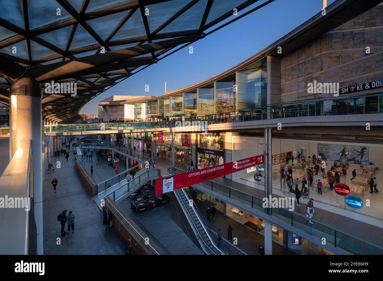 Liverpool ein Shopping Centre, Liverpool, Merseyside, England, Vereinigtes Königreich Stockfoto