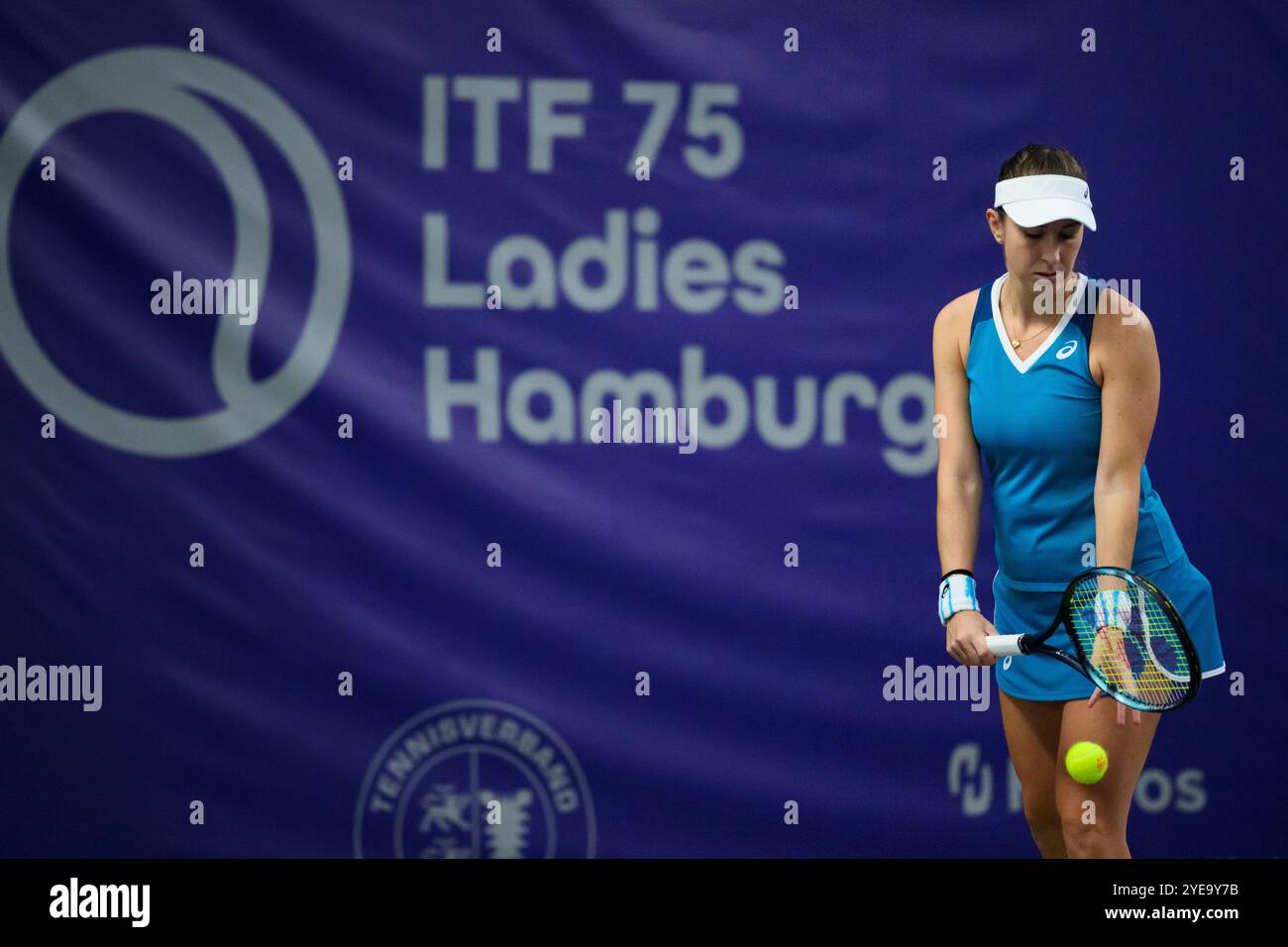 Hamburg, Deutschland. 30. Oktober 2024. Tennis, ITF 75 Turnier, erste Runde, Bencic (Schweiz) - Avdeyeva (Russland), Schweizer Belinda Bencic. Quelle: Gregor Fischer/dpa/Alamy Live News Stockfoto