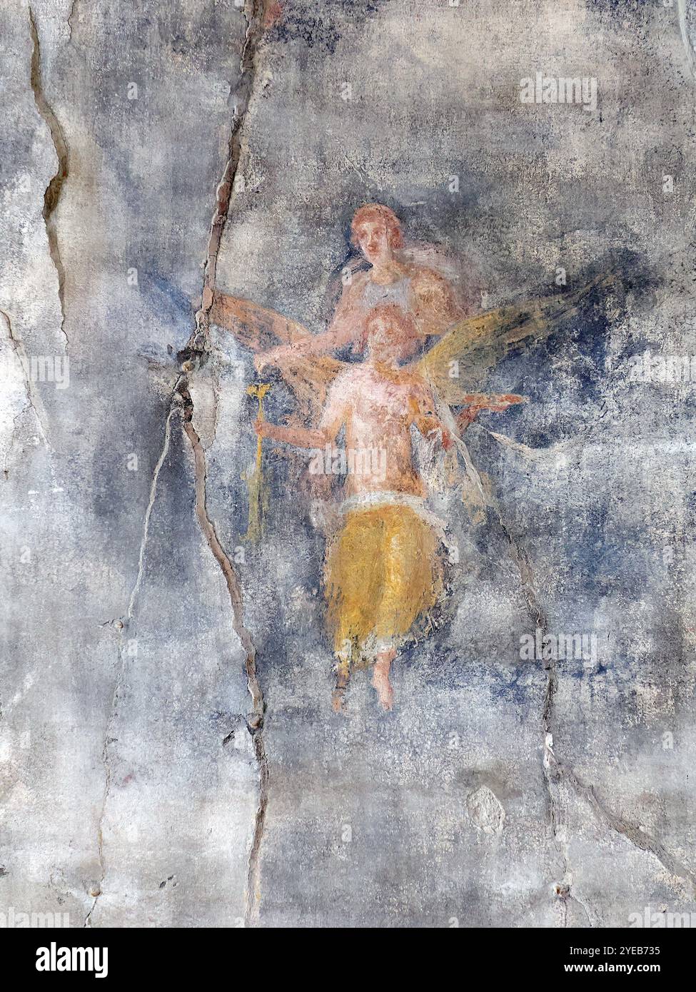 Fresco, Macellum, Markt, Pompeji, Pompeji, Region Kampanien, Italien, Europa, UNESCO-Weltkulturerbe Stockfoto