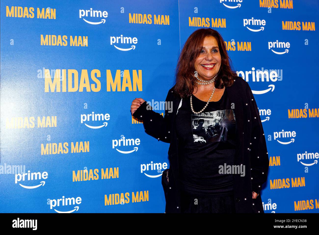 29. Oktober 2024, Liverpool, Vereinigtes Königreich: Drehbuchautorin BRIDGIT GRANT bei der Premiere von Amazon Prime Film Midas man, im FACT Cinema, Liverpool, Vereinigtes Königreich - eine Biopic über Leben und Karriere des Beatlesâ€™ Managers Brian Epstein. (Kreditbild: © Andy von Pip/ZUMA Press Wire) NUR REDAKTIONELLE VERWENDUNG! Nicht für kommerzielle ZWECKE! Stockfoto