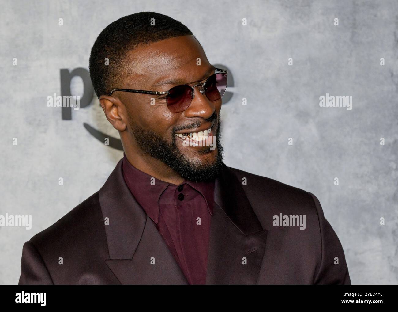 29. Oktober 2024, Hollywood, Kalifornien, USA: Aldis Hodge nimmt am „Cross“ Red Carpet Premiere Event Teil. (Credit Image: © Billy Bennight/ZUMA Press Wire) NUR REDAKTIONELLE VERWENDUNG! Nicht für kommerzielle ZWECKE! Stockfoto