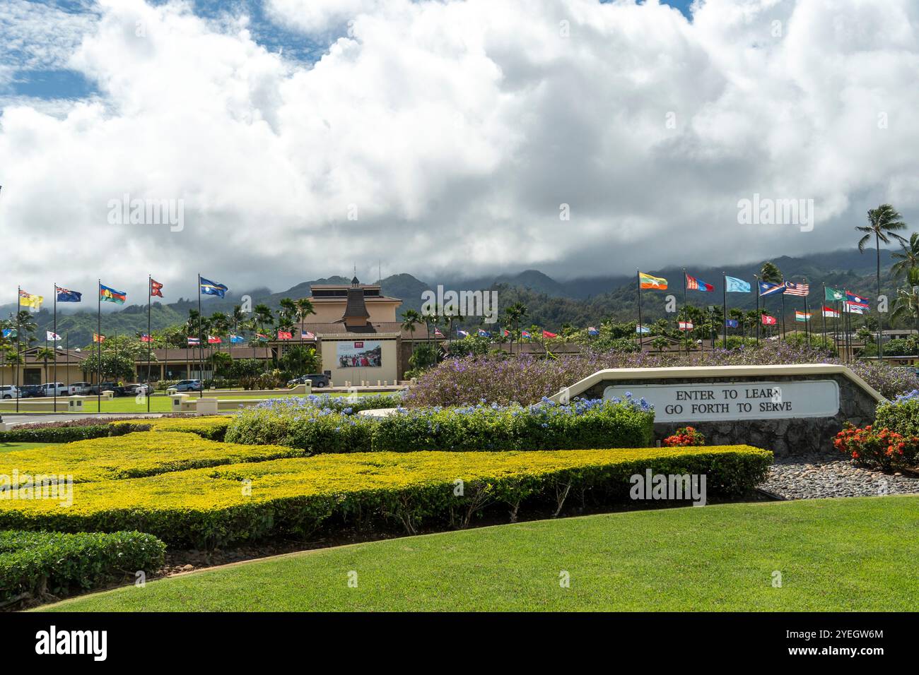 BYU Hawaii Stockfoto