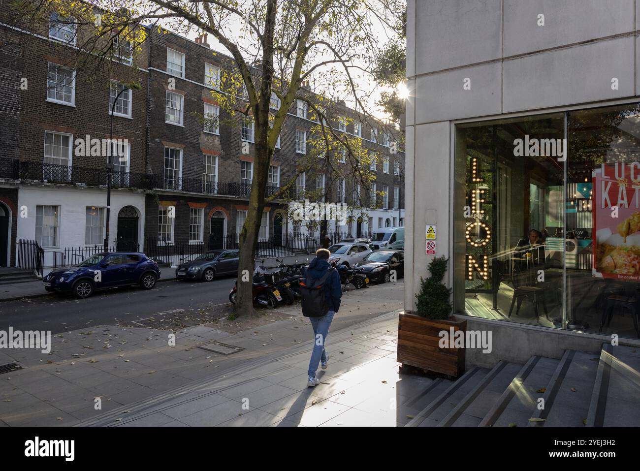 LEON Nutritious Fast Food Outlet am Brunswick Centre Russell Square, im Zentrum von London, England, Großbritannien Stockfoto